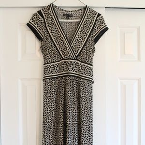 Black and White Stretch Dress